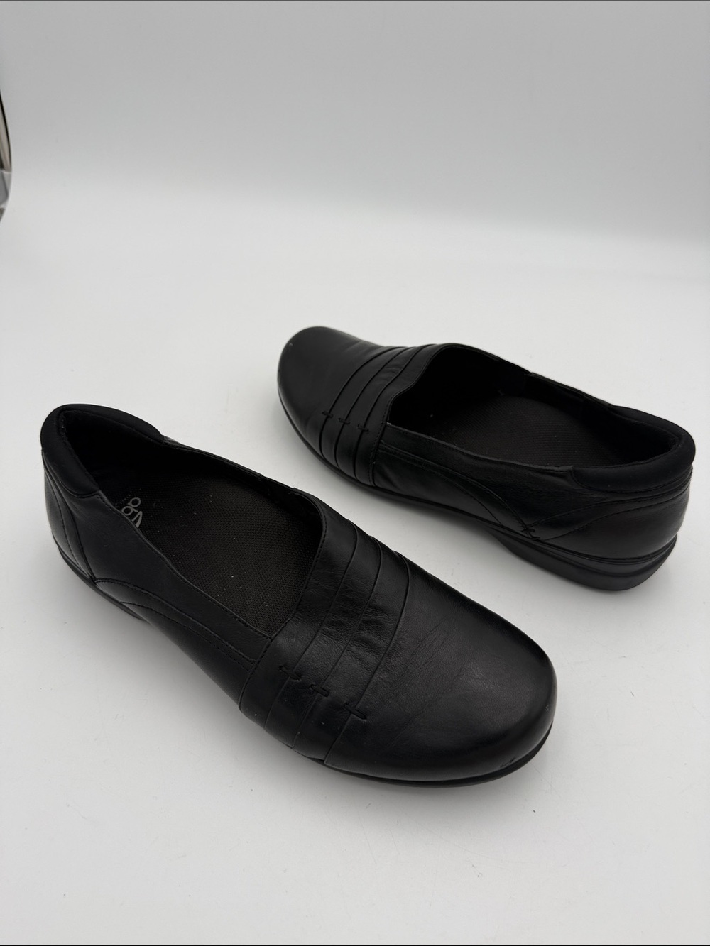 Abeo Everyday Black Slip-On Comfort Flats - Women 8.5 N comfort office retro Y2K